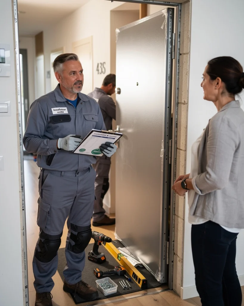 normes et certifications des portes blindées